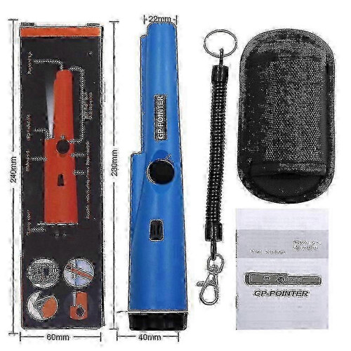 (Blue)Garrett Pro-Pointer AT Waterproof Pinpointer Metal Detector for Gold & Treasure Hunting 1