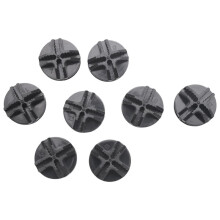 Wire Square Plastic Connectors for Modular Organizer Closet and Wire Grid Square Storage Shelving Unit, Set of 40(Black)