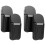 4Pcs Portable Laptop Stand Computer Riser Lift Self-Adhesive Foldable Invisible Notebook Adjustable Height Stand Black 1