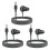 3X 3-in-1 for Starlink   Power Cable 65W Type-C USB Socket Cigarette Lighter with LED Voltmeter Display 1