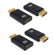 4X 4K Dp auf -Kompatibler Videoadapter -Stecker auf -Kompatibler Computer-TV-Monitor-Konverter für PC-TV