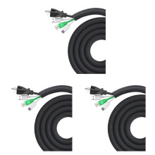 3X Protector de Cables para Perros y Gatos de 10 Pies, Funda para Cables para una Fácil Gestión de Cables, Protege los Cables de las Mascotas Que
