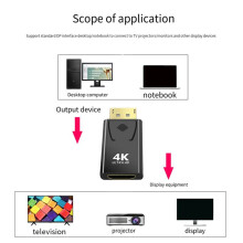 3X Adattatore Video Compatibile da 4K Dp A Maschio A Convertitore Monitor TV per Computer Compatibile per TV PC
