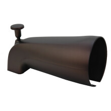 Oil Rubbed Bronze Tub Spout with Lift Diverter, 1/2 Inch Female Thread Tub Filler, Durable Zinc