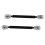 4 Piezas - Cable Coaxial RF de 20 cm Cable Plano de Paso para Ventana/Puerta, Conector Macho SO239 UHF Hembra A Hembra 3