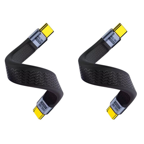 2X 40Gbps USB 4.0 PD 240W Fast Charging Cable Support 8K 4K Video Transmission Mobile Data Cable for Phone Notebook