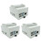 3X pour Raspberry Pi 4 Modèle B Boîtier ABS Boîtier Blanc Boîtier de Protection pour Raspberry Pi 4B 1
