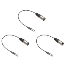 3X 3 Pin Male to 3 Pin Male XLR Plug Audio Cable XLR Male to XLR Male Audio Cable Connector Microphone Cable