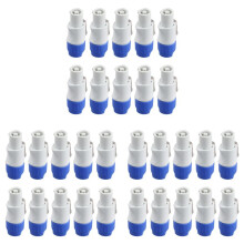 30Pcs 3 PIN Male Powercon Connector Signal Input Jack for Light Stage Light Power Output