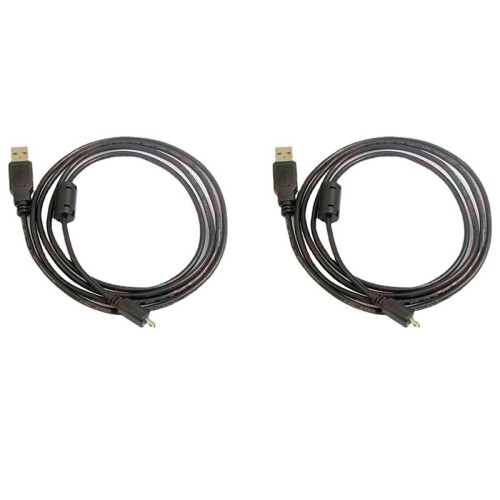 2X UC-E6 Data Cable Digital Camera USB  8 Pin Universal for      1 M with Magnetic Ring
