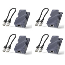 4X för Starlink Dishy-Kabeladapter Till RJ45-Anslutning för StarLink Ethernet-Adapter PoE-Injektor för Starlink