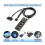 2X 9-Poliger USB-Header-Splitter, USB 2.0-Header-Splitter mit -Stromkabel, Interner USB-Hub für CPU/RGB-Licht/Drucker 7