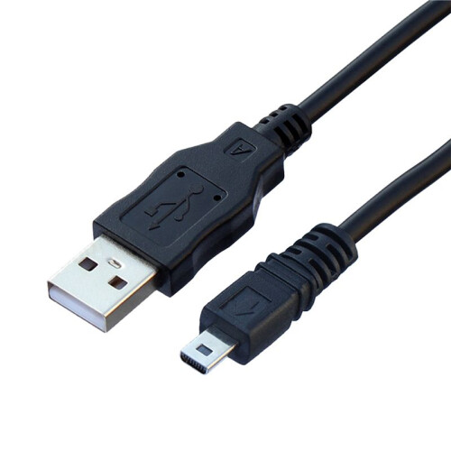 5X UC-E6 Data Cable Digital Camera USB  8 Pin Universal for      1 M with Magnetic Ring 2