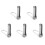 5X Security Shield Remove Tool, F Connector Coax Security Key Shield Adapter Gripping Tool for Coaxial Cable 1