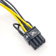 20PCS 15Pin Male to 8Pin(6+2) PCI-E Power Supply Cable 20cm Cable 15-Pin to 8 Pin 18AWG Wire for Graphic Card