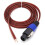 4Pcs Speakon Speaker Cable Bare Wire Open End Cable, Speakon To Speaker Wire Audio Cord Amplifier Connection Cable 3