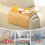2X Sofa Tray Sofa Armrest Snack Storage Tray Sofa Shelf Tray 6