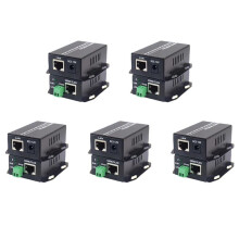 10x Ethernet över Twisted Pair Converter -Ethernet Extender över Twisted Phone Wire , RJ45 LAN Network Booster