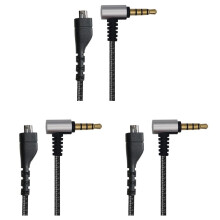 3X Audio Cable Flexible Stereo Gaming Headset Cord Replacement for Arctis 3/5/7 Pro Gaming Headset