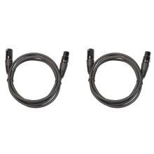 2X XLR Audio Cable Karaoke Mic Sound Cannon Cable Male to Female XLR Cable XLR Extension Mikrofon Cable 1Meter