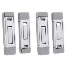 4 PCS Portable Invisible Laptop Stand Zinc Alloy Laptop Feet Lifter Foldable Laptop Cooling Riser