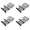 4X 40 Pin Replace Data Cable Female to Female IDE Cable Dual Row IDE Data Extension Cable 30cm for Server Hard Disk 1