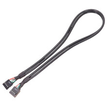 2X Câble Interne USB 9 Broches Femelle Vers Femelle pour Carte Mère Câble D'en-Tête Interne USB 2.0 pour Carte Mère