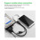 2X Cabo Adaptador  para USB 3.0 para Unidades SSD/HDD de 2,5 Polegadas, Suporta Velocidade de Até 5 Gbps 8
