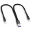 2X 6A Fast Charging Dual Port Type-C Splitter Charging Cable Powered Device Cord Powered  TYPE-C+TYPE-C Devices 3