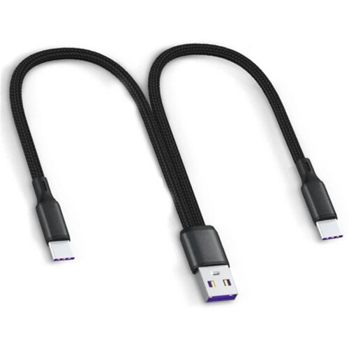 2X 6A Fast Charging Dual Port Type-C Splitter Charging Cable Powered Device Cord Powered  TYPE-C+TYPE-C Devices 2