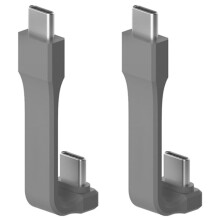 2X 90-Grad-Winkel-Datenkabel TYPE-C auf TYPE-C Vollfunktionsanschluss Magnetische Festplattenbox M2 für Telefonfestplatte 100 W