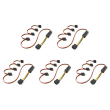 5X Moderkort CPU 8-Stifts Till Hårddiskkabel CPU 8PIN Till Hårddisk Strömförsörjningskabel 12V Till Hårddiskkabel