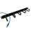 4X 1U 19 Inch Rack Cabinets Cable Management Network Brush Panel Five Ring Detachable Wire Manager Frame 8
