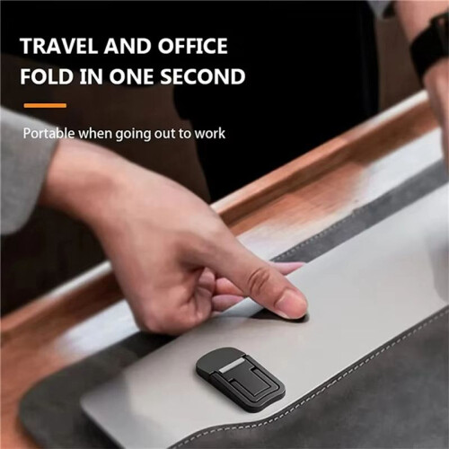 8 Pezzi Supporto Portatile per Computer Portatile Supporto per Computer Portatile Supporto Autoadesivo Pieghevole Invisibile Supporto Regolabile In 2