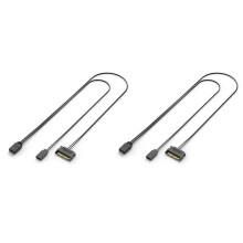 2X Dator ARGB Controller PC Fodral ÅTERSTÄLL Kontroll Till ARGB Återställning Strömkabel PC 5V 3Pin Lighting Controller Svart