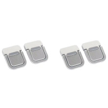 4 Stuks Draagbare Laptopstandaard Opvouwbare Beugel Onzichtbare Laptopstandaard Voetpad voor Laptop Notebookhouder Poten Zilver
