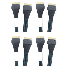 4X PCIe 4.0 SlimSAS SFF8654 de Alta Velocidade 8i para 8i Série 9500 NVMe Cabo Disponível Adaptador de Placa de Vídeo Externa 0,5 M