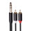 2pcs 6.35mm Cable to 2RCA Audio Cable Aux RCA Jack Y Splitter Cable for Amplifiers Audio DVD,5FT 4