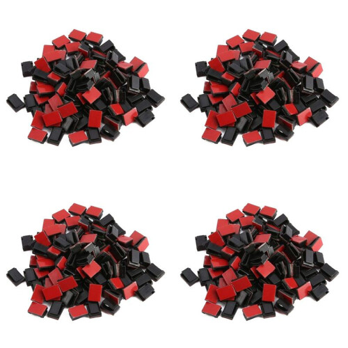 400 Pcs Adhesive Cable Clips Wire Clamps Car Cable Organizer Cord Tie Holder