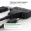 2X Cabo Adaptador  para USB 3.0 para Unidades SSD/HDD de 2,5 Polegadas, Suporta Velocidade de Até 5 Gbps 4