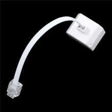 4X 6P2C RJ11-Stecker auf Buchse 2 Wege Telefon Splitter Konverter Kabel