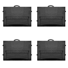 4X Monitor Carrying Case Computer Monitor Bag with Pockets Adjustable Travel Carrying Case for 24-27In Desktop Monitor,B