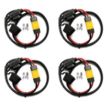 4X Elektrisches Fahrrad-Batterie-Stromkabel Lithium-Batterie-Controller-Sicherung Wasserdichtes 14AWG-Entladungskabel XT60