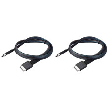 2X Câble de Disque Dur Multifonction Pratique pour Serveur Sas Oculink SFF-8611 Câble de Connexion de Carte Réseau Pcie4.0