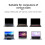 8Pcs Portable Laptop Stand Computer Riser Lift Self-Adhesive Foldable Invisible Notebook Adjustable Height Stand Black 4