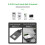 2X Cabo Adaptador  para USB 3.0 para Unidades SSD/HDD de 2,5 Polegadas, Suporta Velocidade de Até 5 Gbps 6