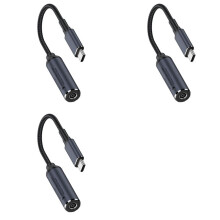 3X Cavo di Ricarica da Ingresso Femmina A USB C PD Maschio, Cavo di Ricarica DC4506 Type-C da 100 W per Telefoni, Tablet, TWS, Laptop
