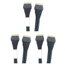 3X Cavo Adattatore Scheda Video Esterna PCIe 4.0 SlimSAS SFF8654 8i A 8i Serie 9500 NVMe Disponibile Ad Alta Velocità 0,5 M