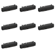 8PCS SFF-8482 SAS Female to Male 15Pin Bend 90 Degree Angle Adapter Converter for Motherboard Cable