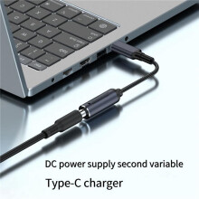 3X -Buchseneingang auf USB-C-PD-Stecker-Ladekabel, 100 W DC4506 Typ-C-Ladekabel für Telefone, Tablets, TWS, Laptops